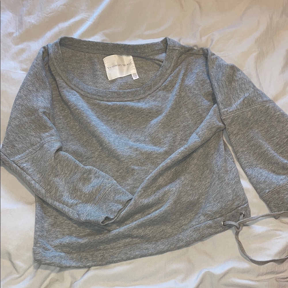 Gray 3/4 Sleeve Top